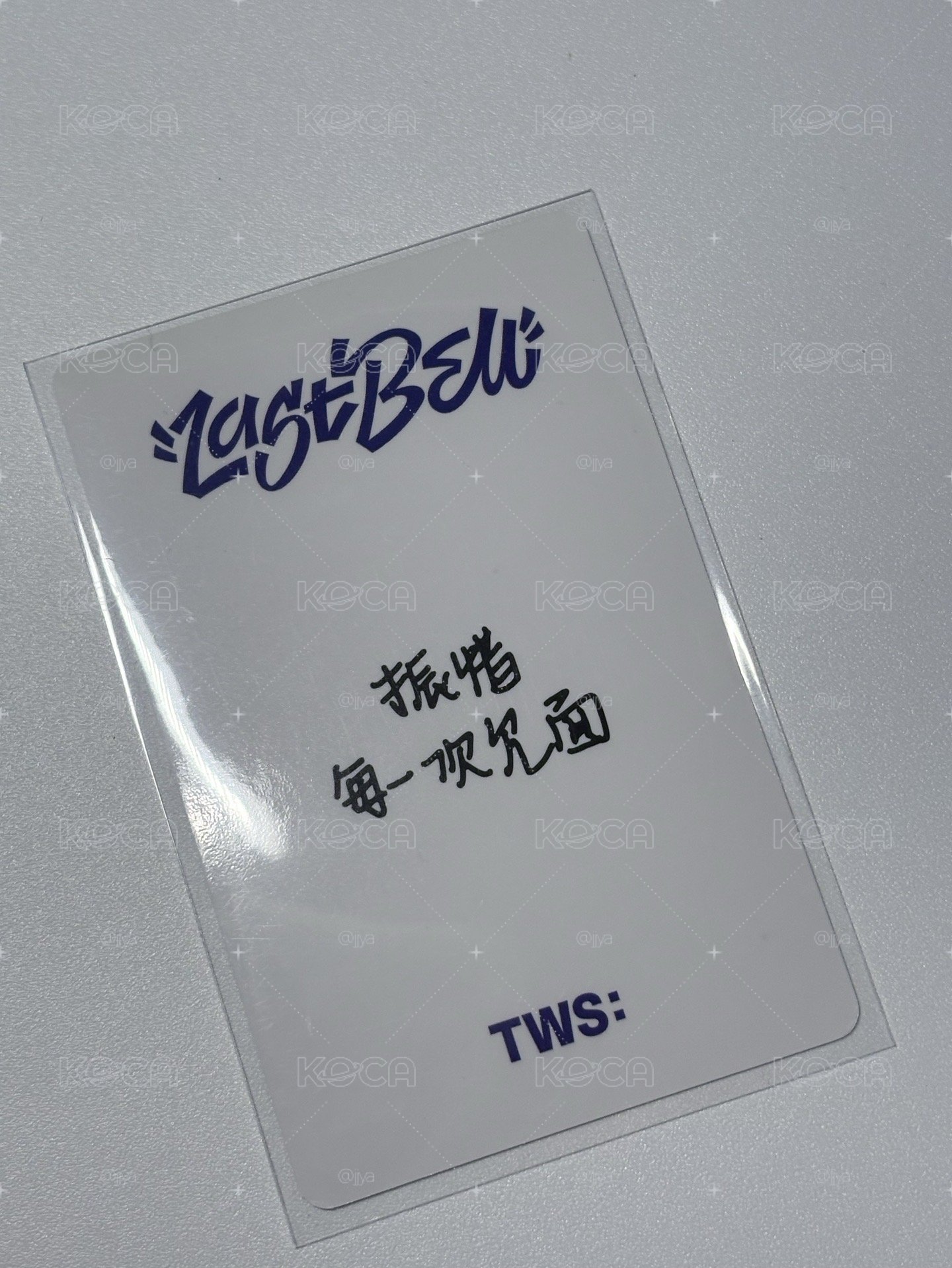 Tws 韓振 單曲 中文卡背