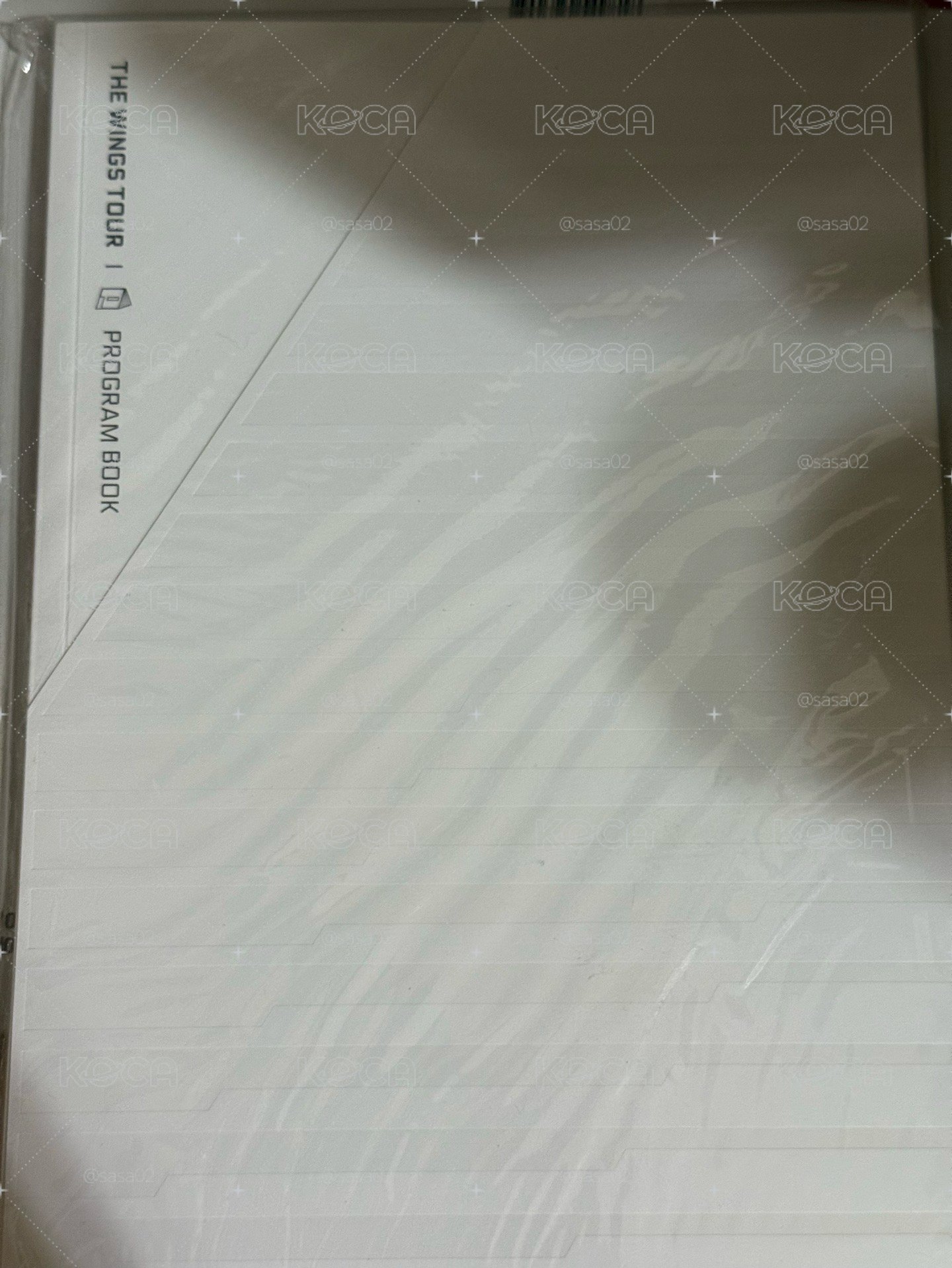 BTS The Wings Tour Program Book
