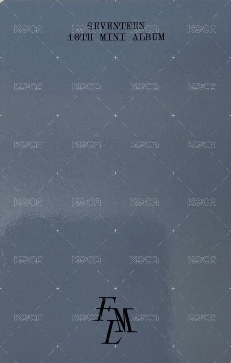 MINI10 target 特典卡  背面
