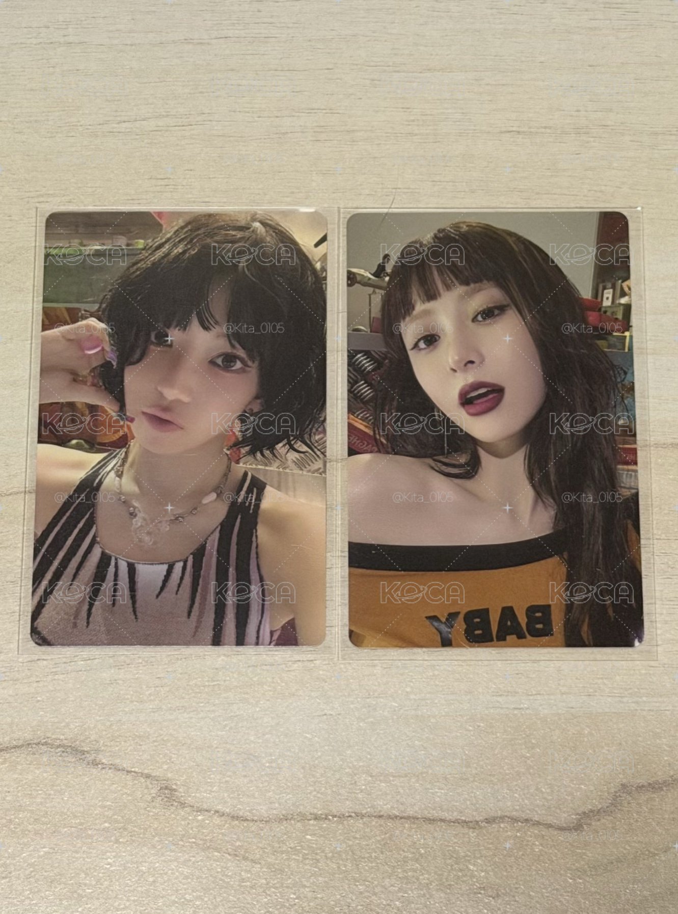 櫻、允🍝 wvs 預售特典卡 