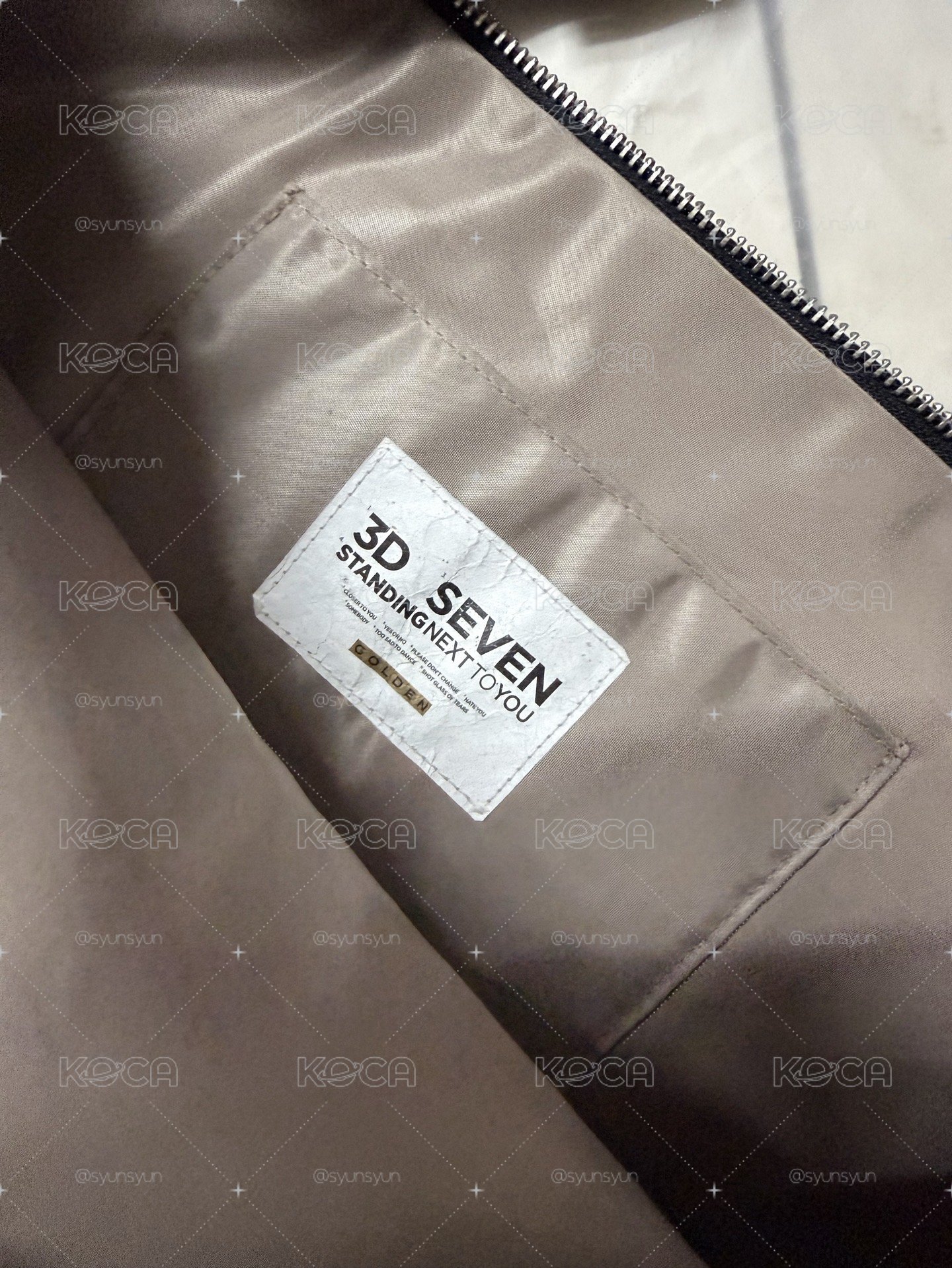 BTS防彈少年團 田柾國 GOLDEN包包 旅行袋