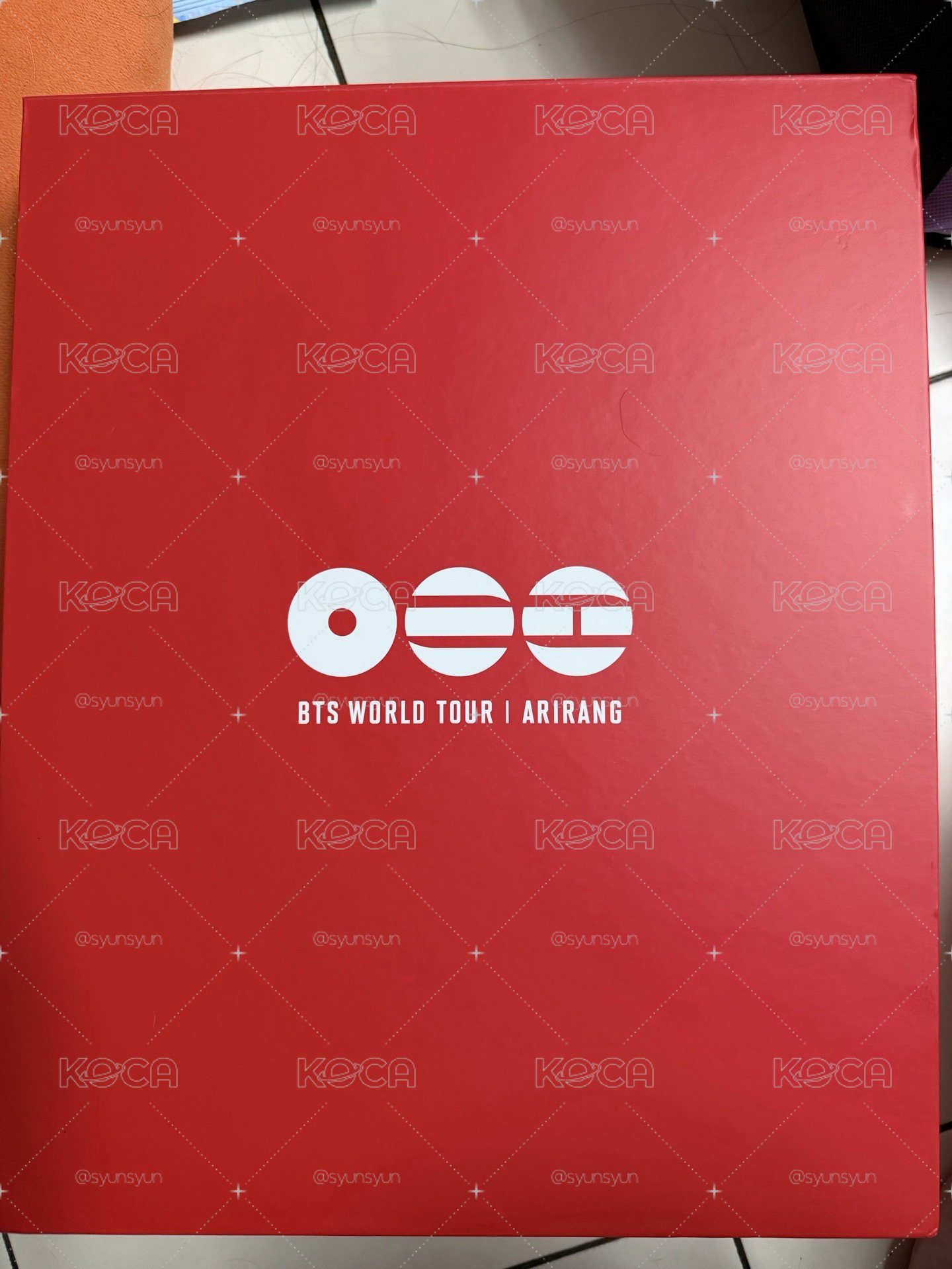 BTS防彈少年團 東京場VIP限定禮物