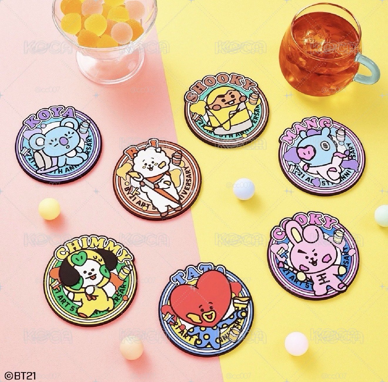 日本一番賞，BT21 ART 杯墊