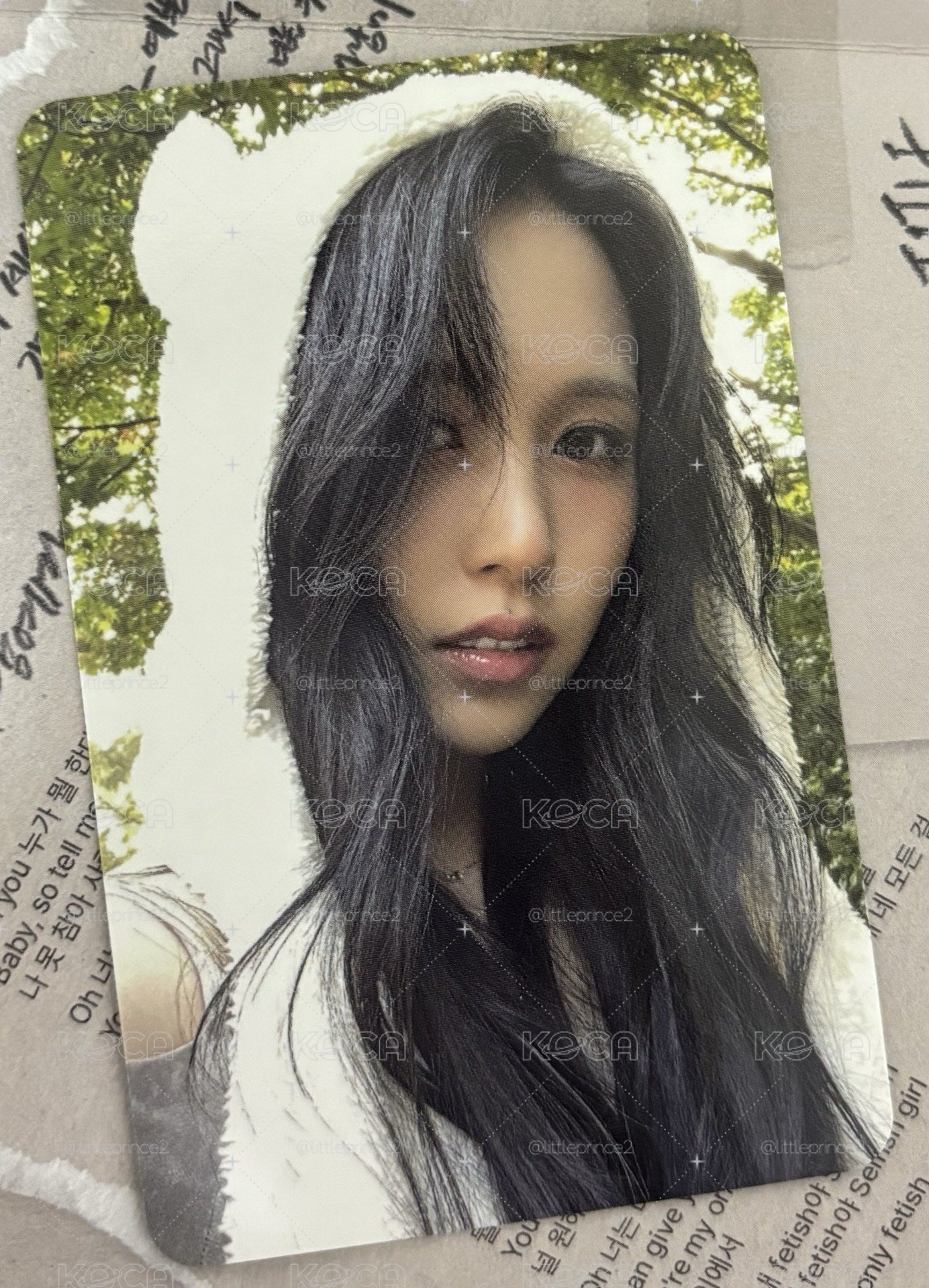 TWICE MINA 熊貓 懟臉 稀有卡 特典專卡 海報 綜合區
