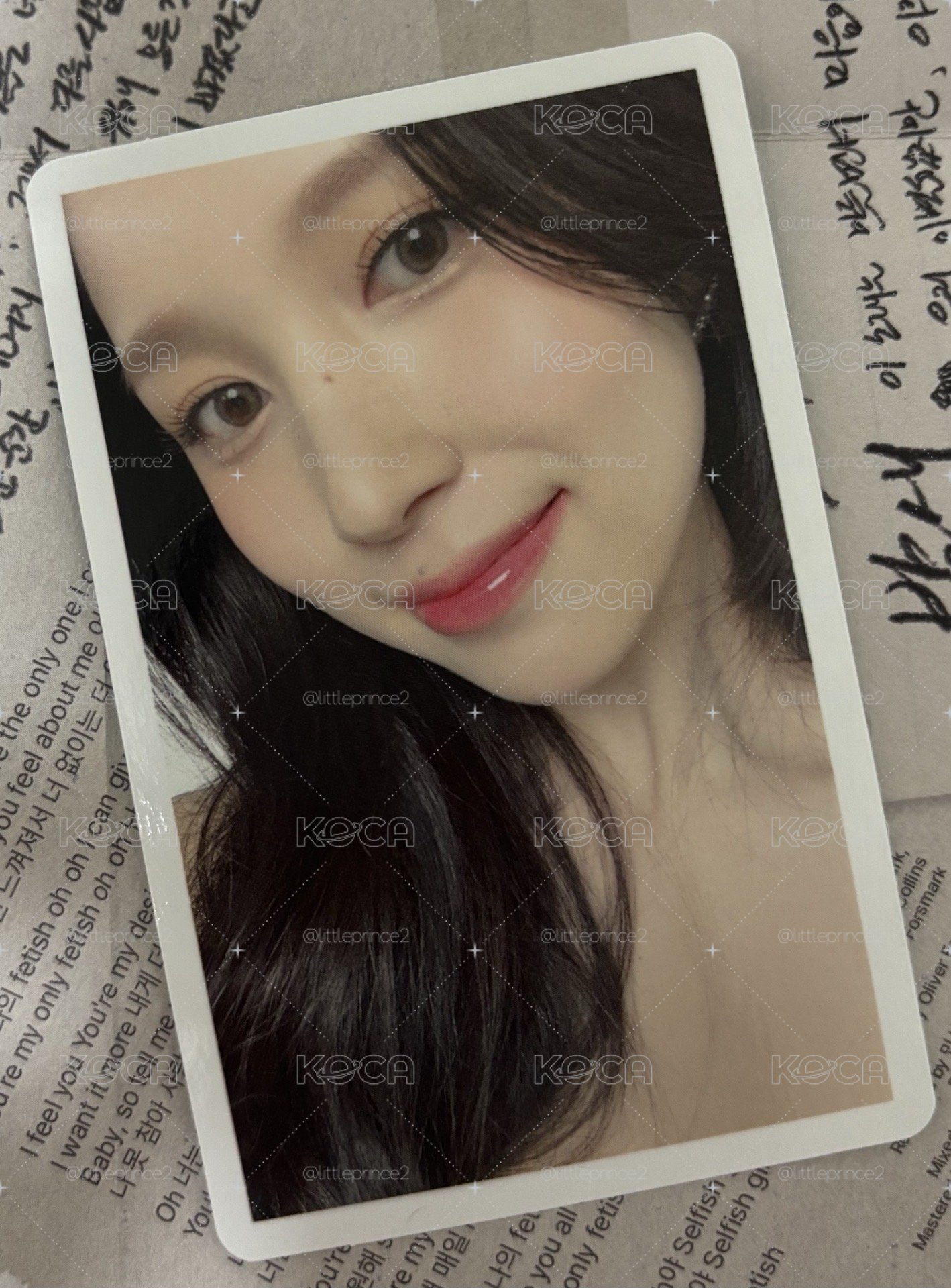 TWICE MINA 熊貓 懟臉 稀有卡 特典專卡 海報 綜合區