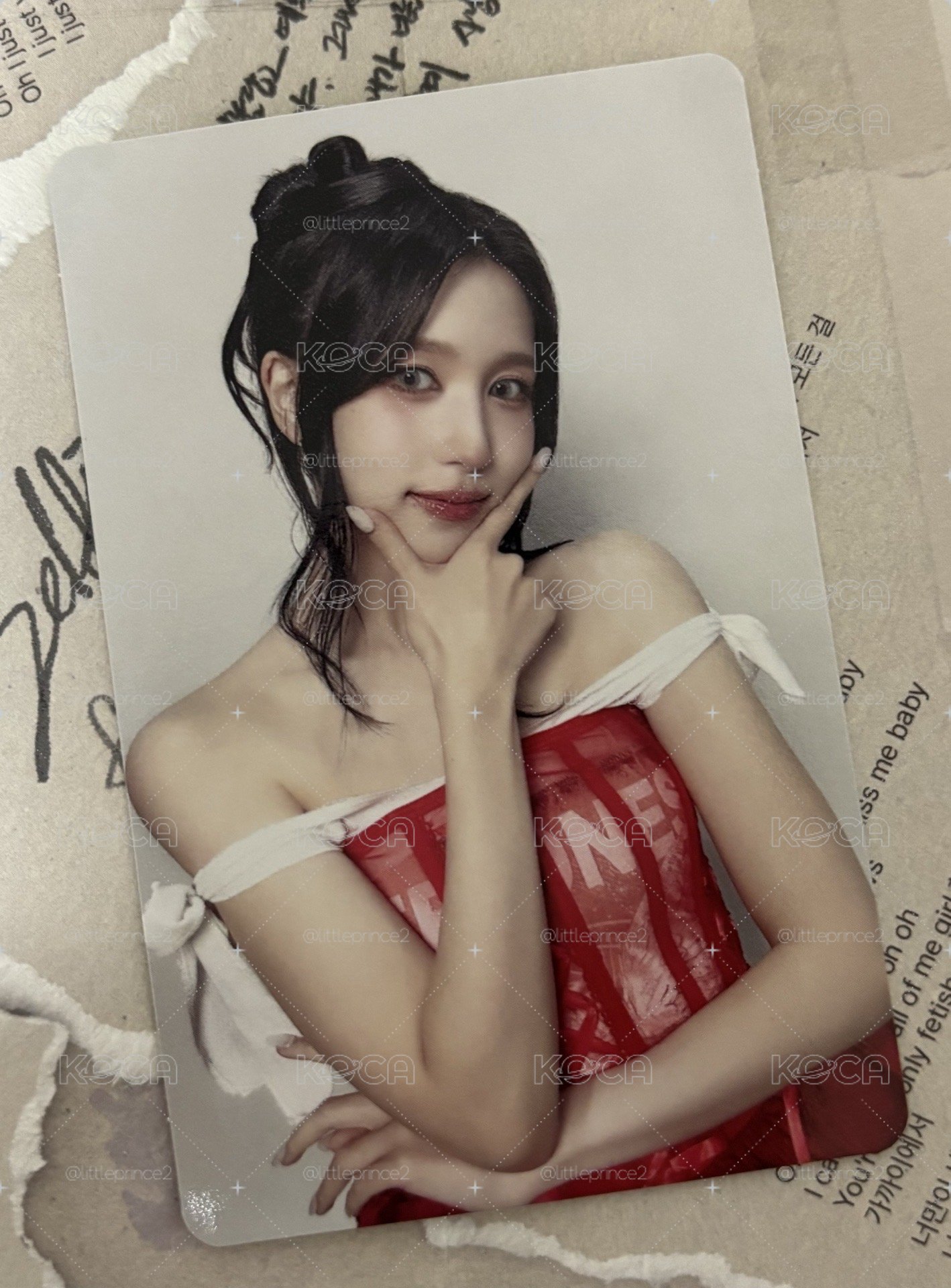 TWICE MINA 熊貓 懟臉 稀有卡 特典專卡 海報 綜合區