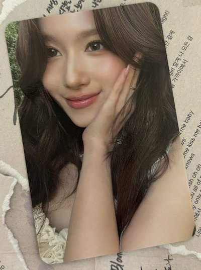 TWICE SANA 熊帽紗 拍立得髮夾砂 專卡 特典 海報