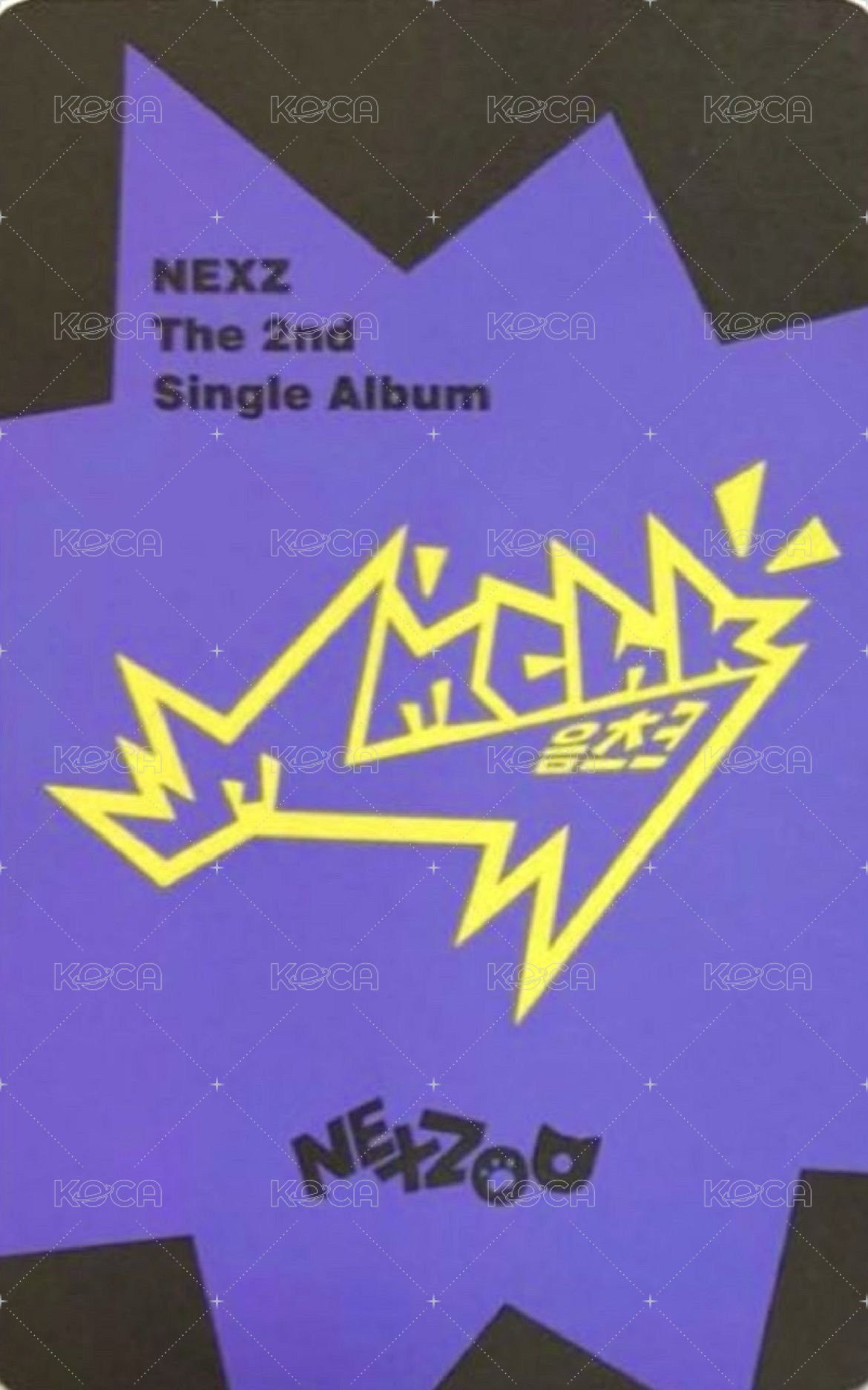 Mmchk NEXZOO Ver. 專輯卡 固配 背面