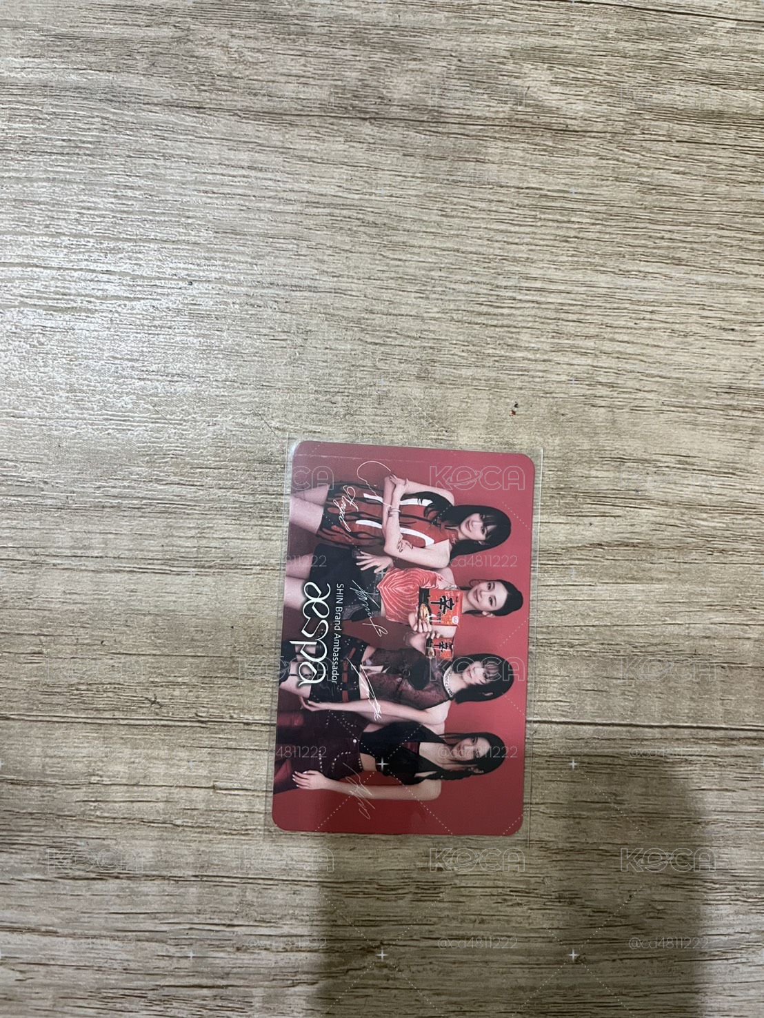代言卡 辛拉麵團卡
