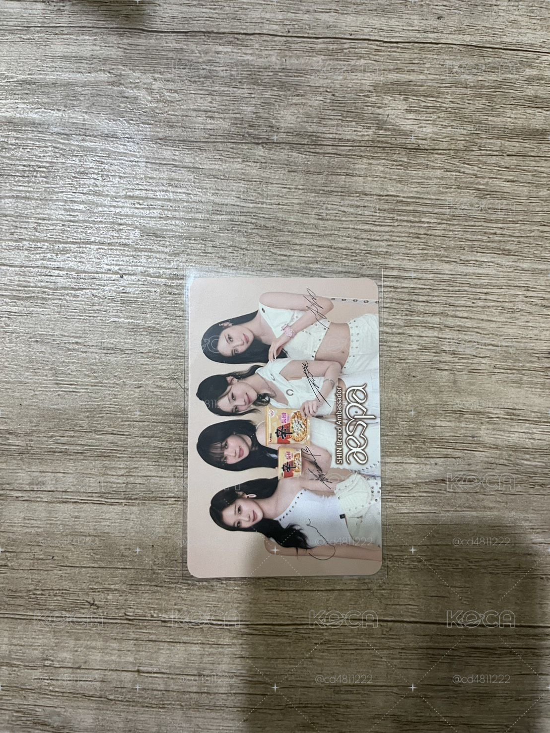 代言卡 辛拉麵團卡