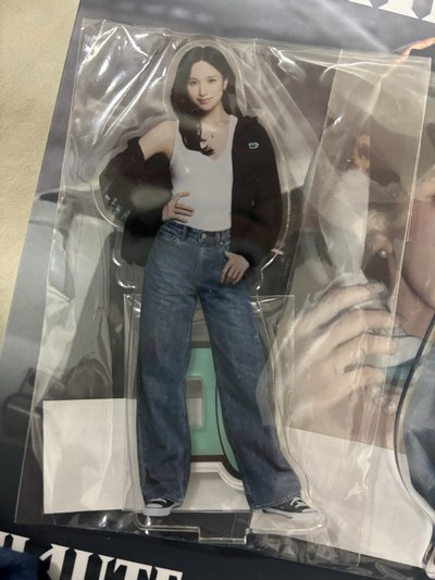 TWICE 紗南豆 確認款 立牌 紗瑜王扇