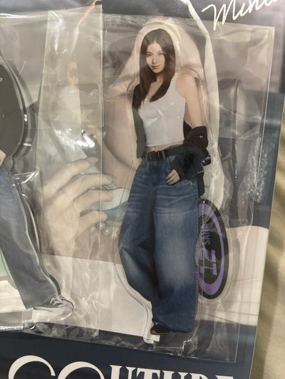 TWICE 紗南豆 確認款 立牌 紗瑜王扇