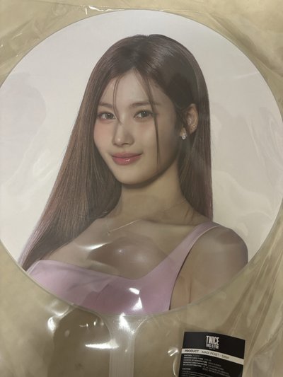 TWICE 紗南豆 確認款 立牌 紗瑜王扇