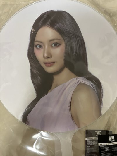 TWICE 紗南豆 確認款 立牌 紗瑜王扇