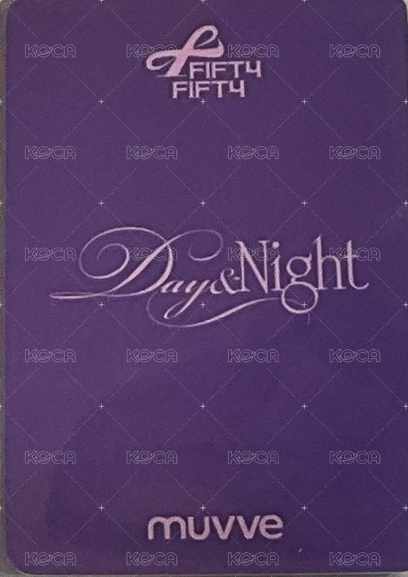 Day & Night mu 簽售卡 芭蕾衣 請給我ver. 背面