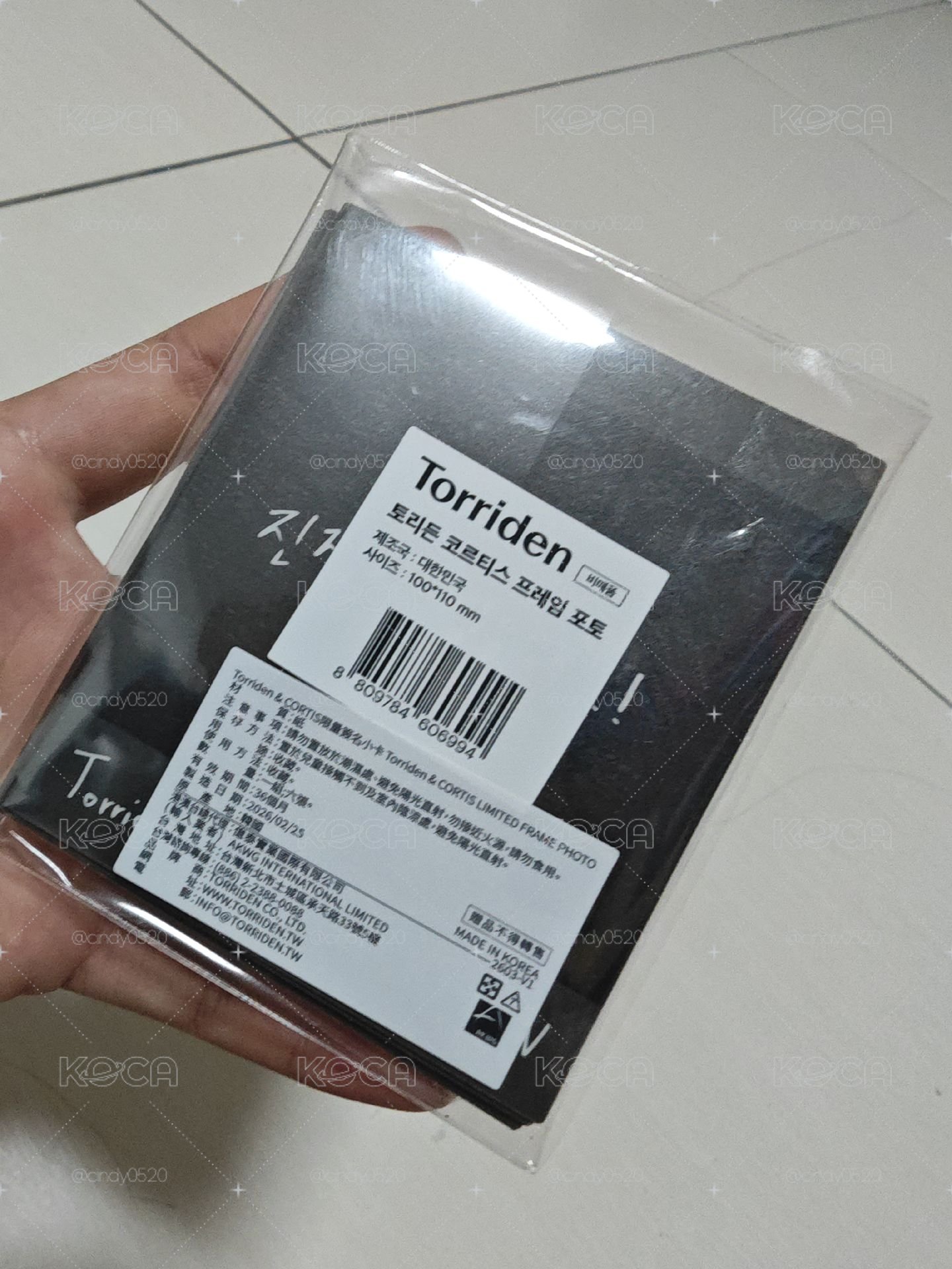 Torriden oy代言卡 拍立得全套