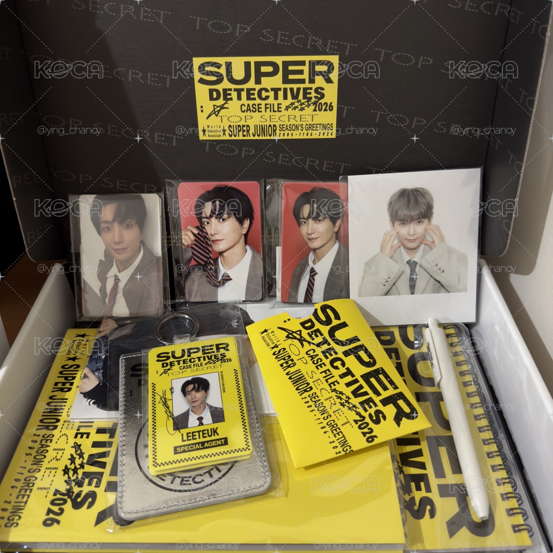 Super Junior 2026 年曆組含特典(誠可議)