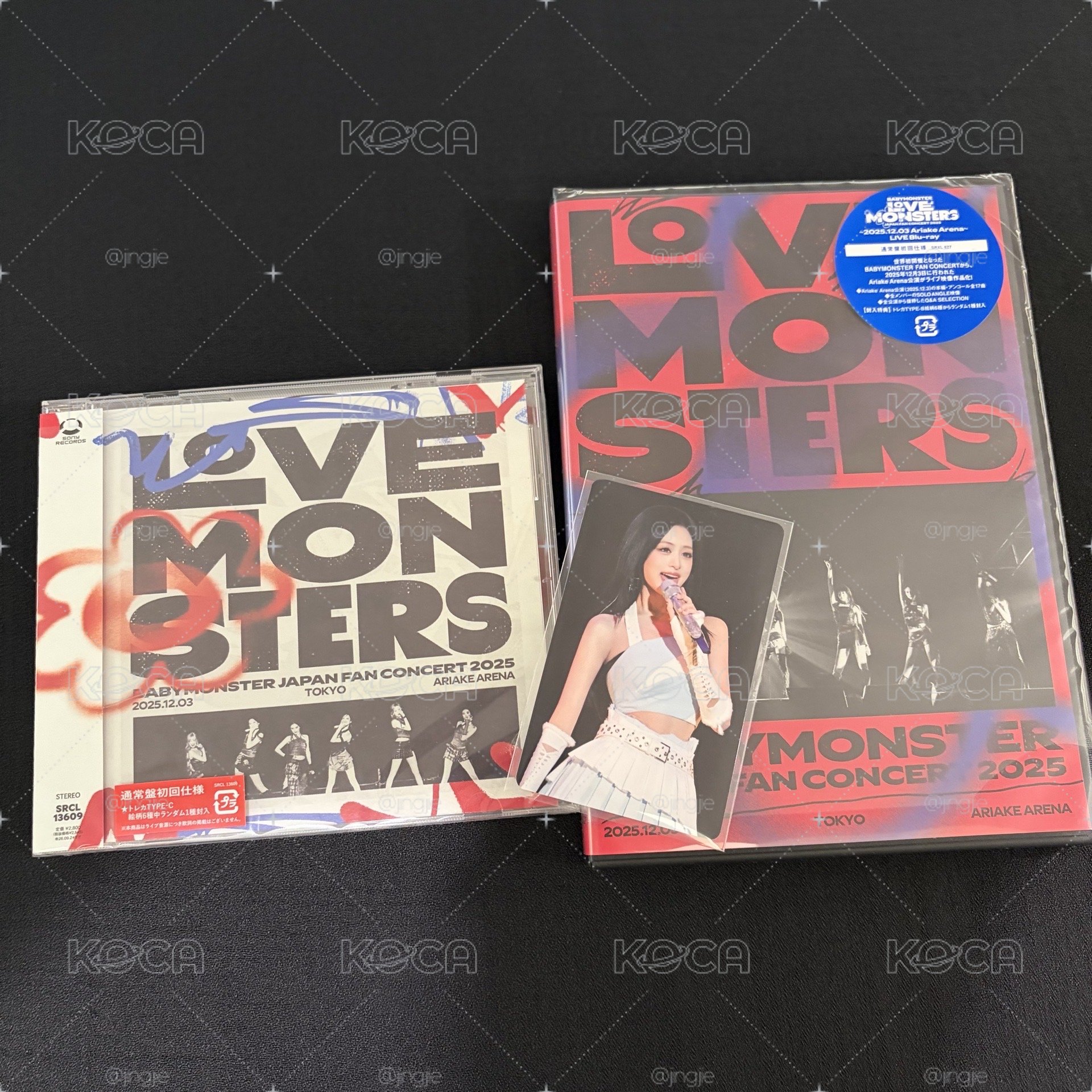 BABYMONSTER｜LOVE MONSTERS 日專 DVD含AHYEON卡、CD空專