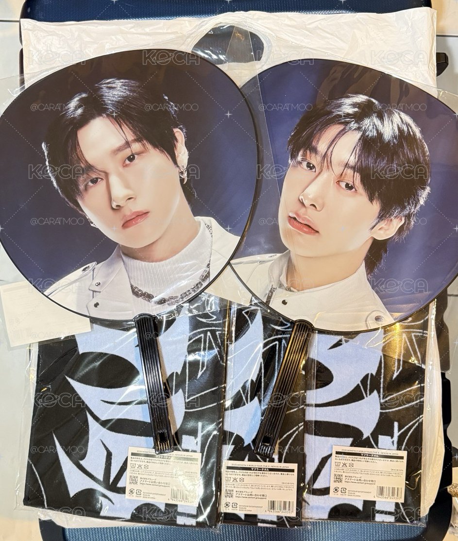 MONSTA X日巡大扇圍巾
