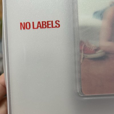 no labels B版已拆專 含小卡特典大卡