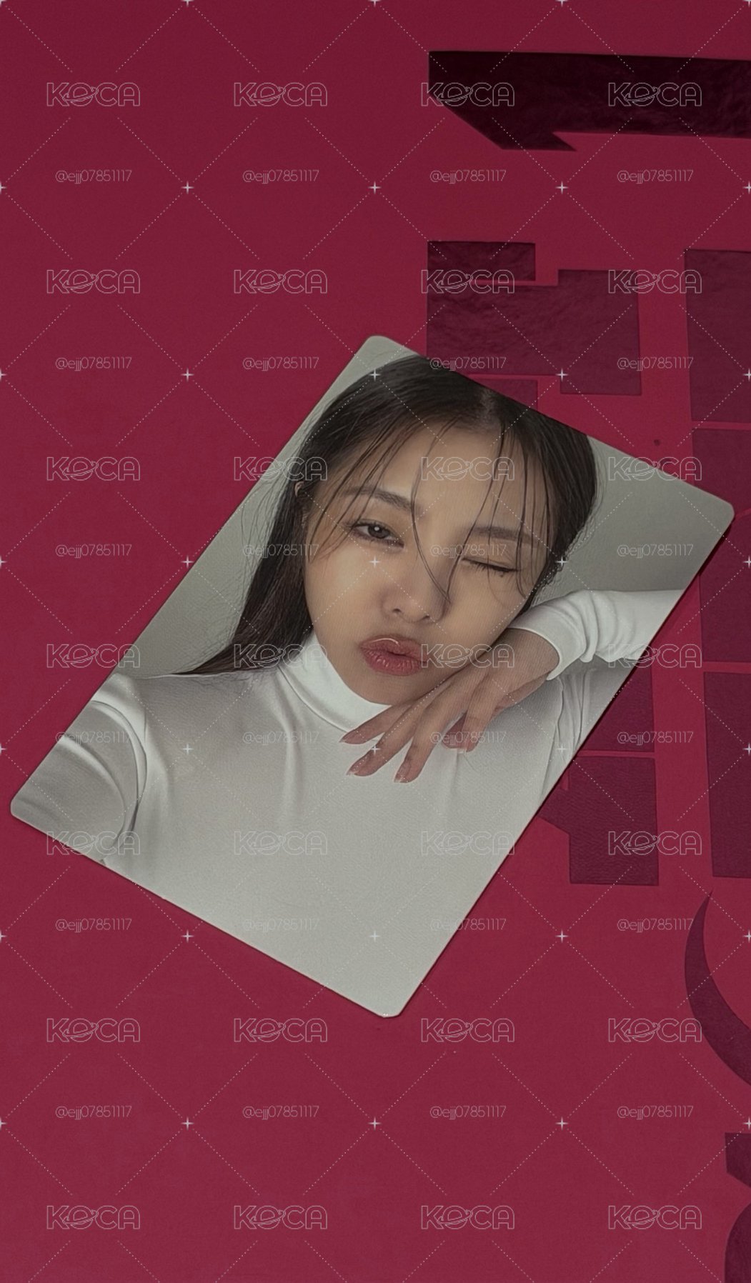 輝人 redd RED BACK ver. 專輯卡 