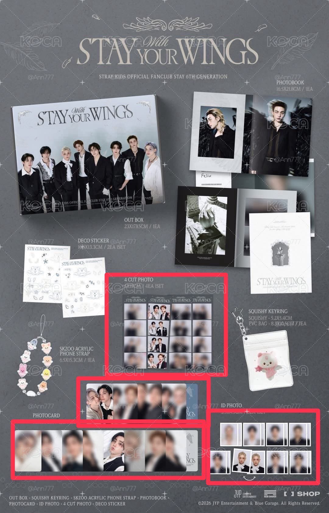 SKZ 六期會員禮 拆售