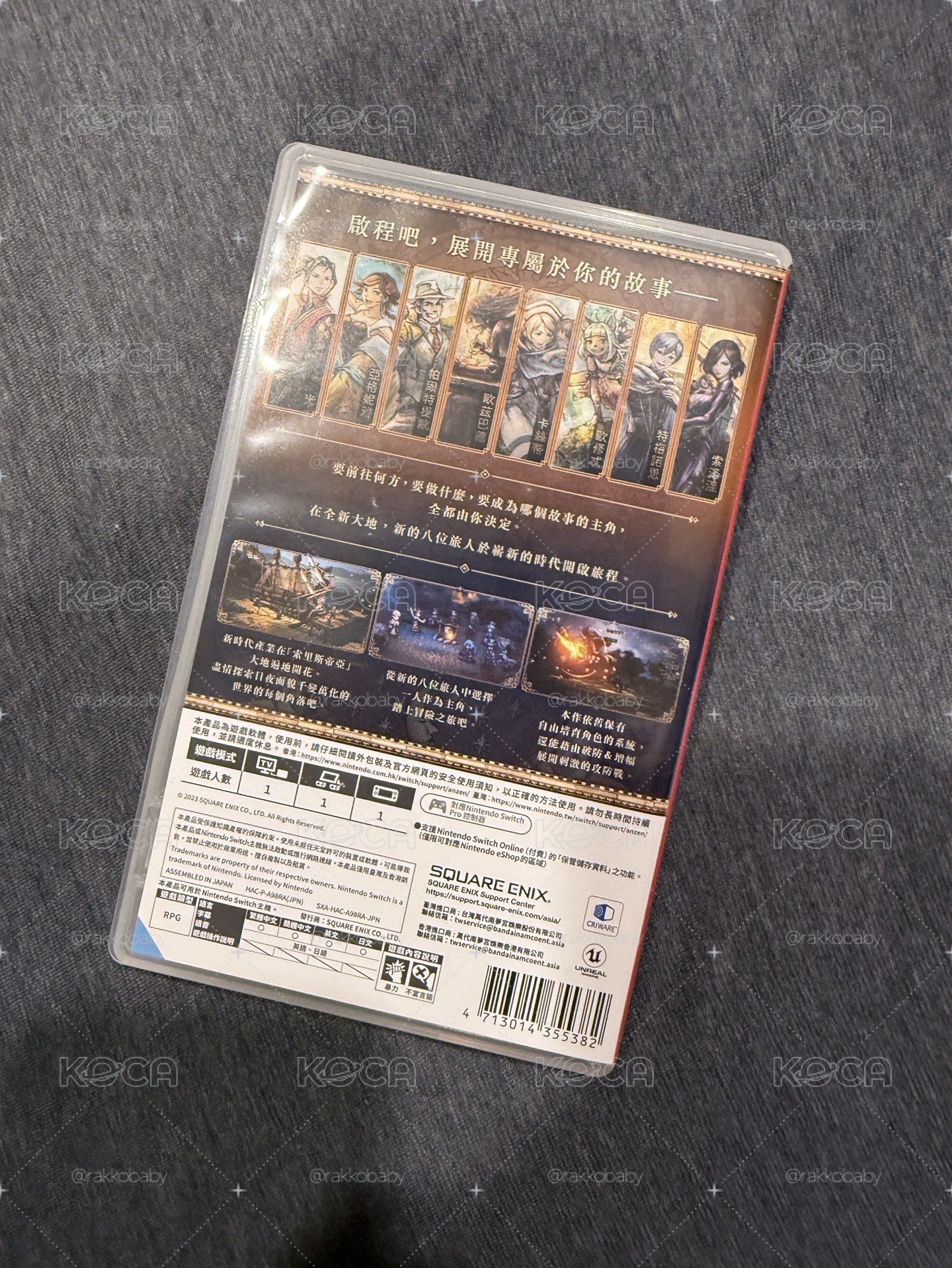 NS1 角色扮演 RPG 歧路旅人II