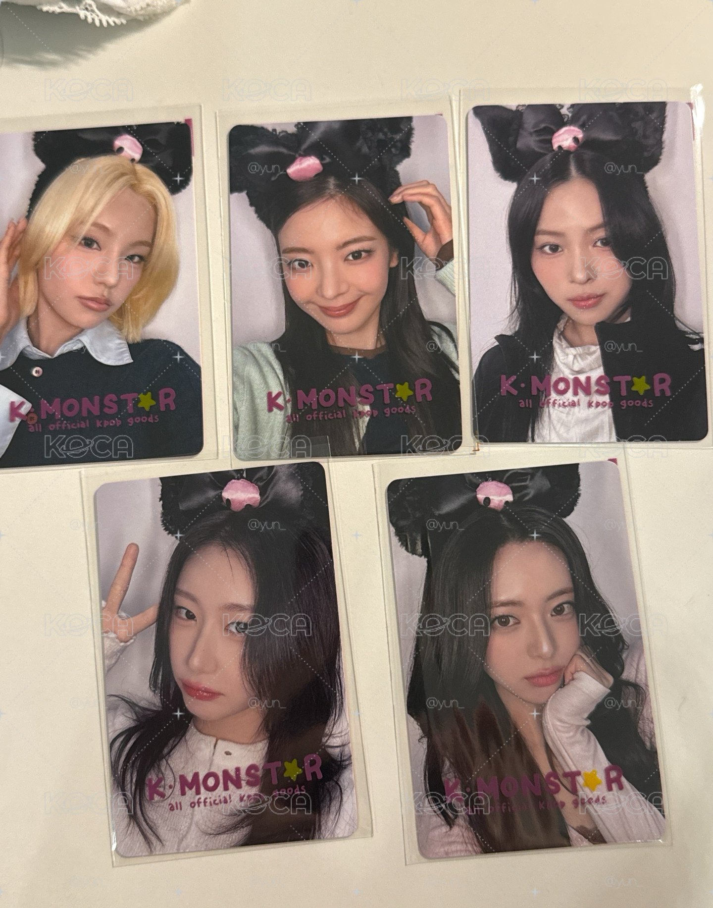 粉色兔子簽售卡🐰