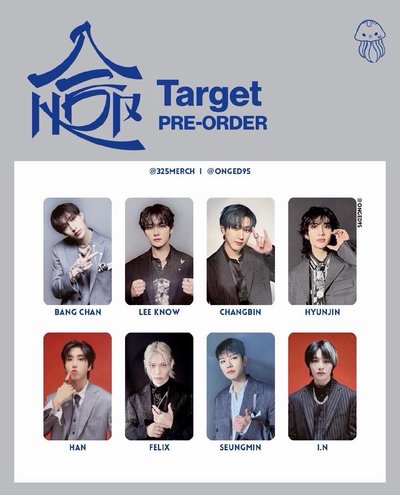 Stray Kids｜合(HOP) target 特典卡 