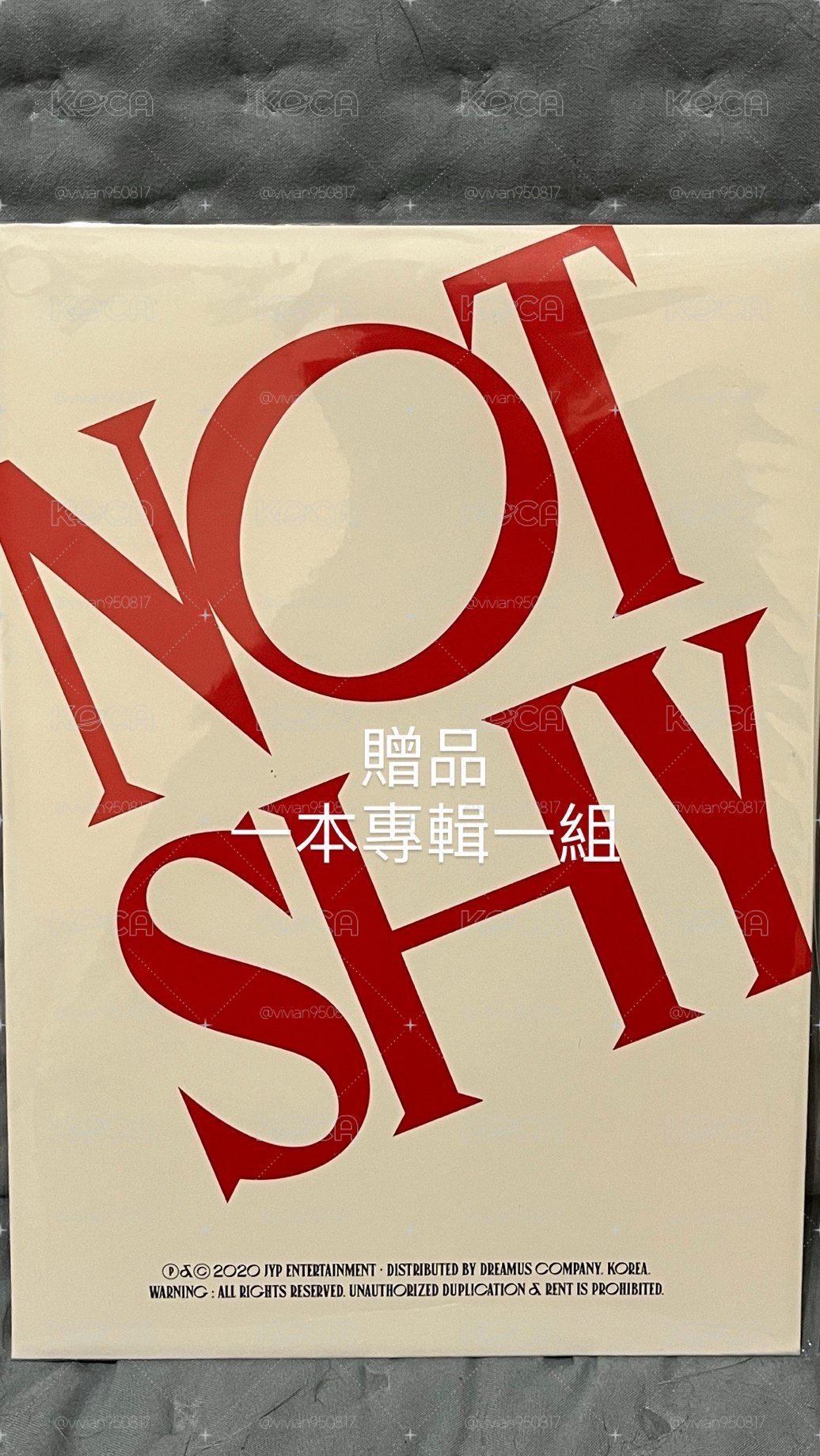 ITZY 迷你專輯《Not Shy》➕明信片組