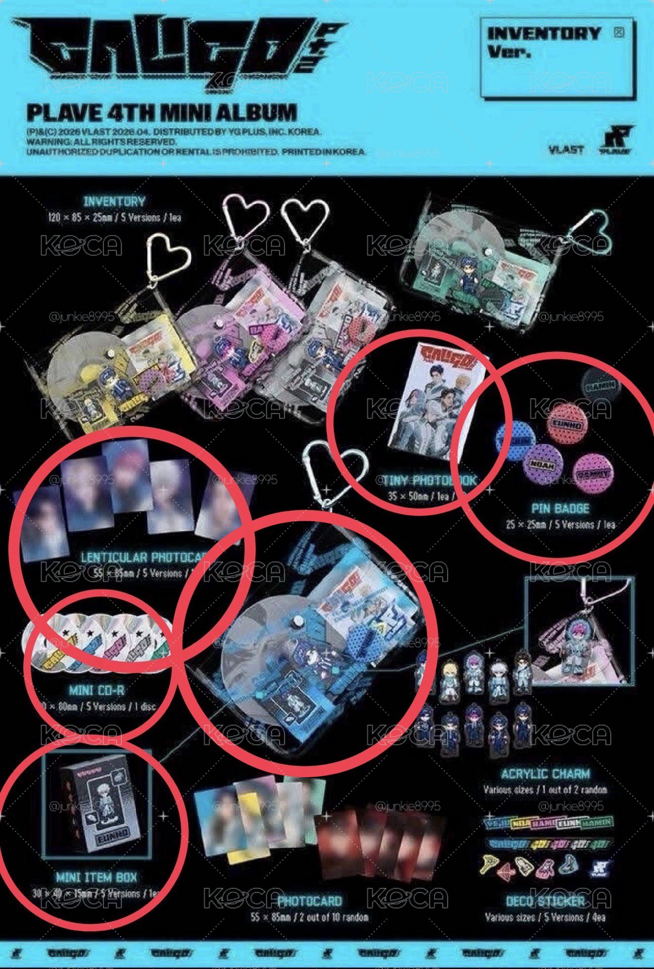 （預購非現貨）迷四 專輯 INVENTORY Ver.（空專但有光柵 but小卡、迷你寫真書、徽章、迷你小盒、迷你CD）