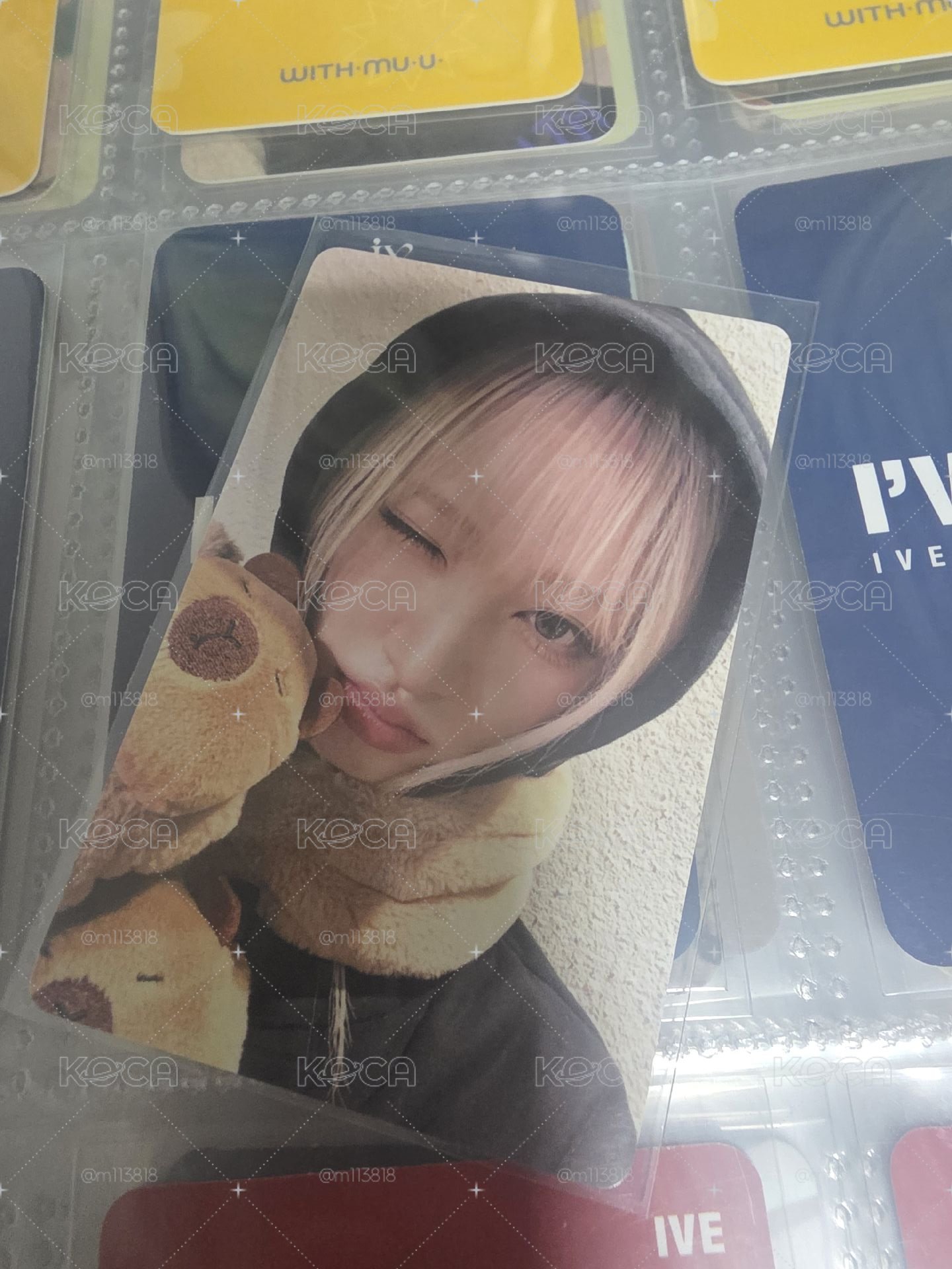 IVE SWITCH yzy 3.0 簽售卡 卡皮巴拉ver.