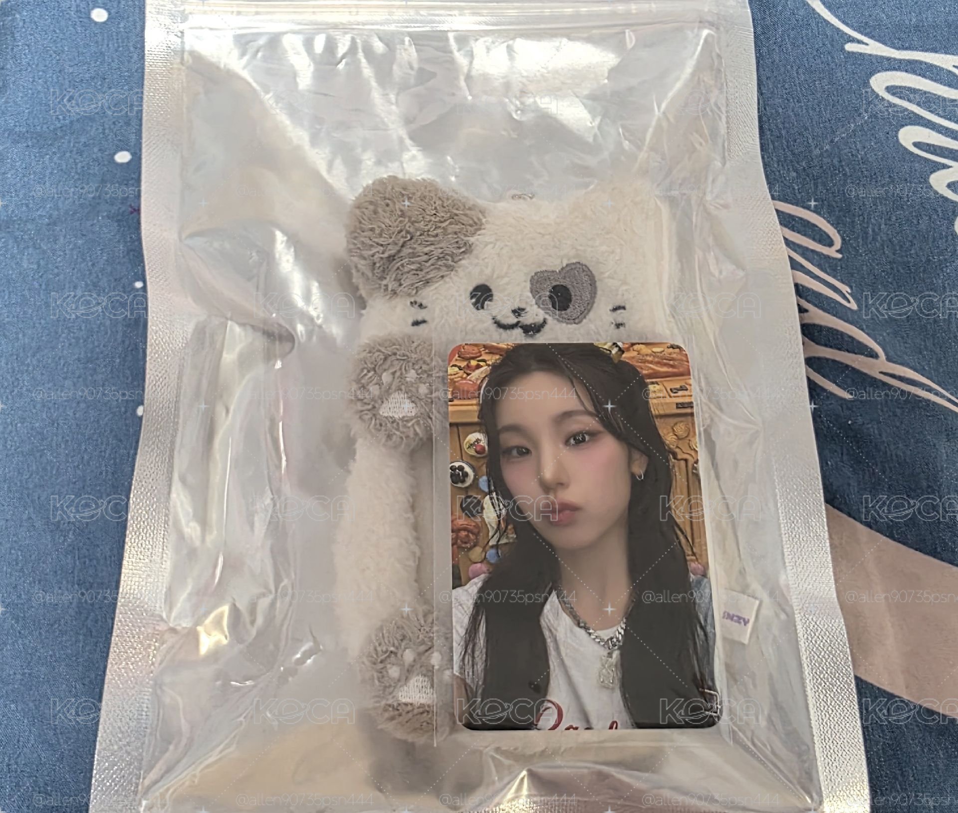 禮志絨毛卡套 含卡無吊牌