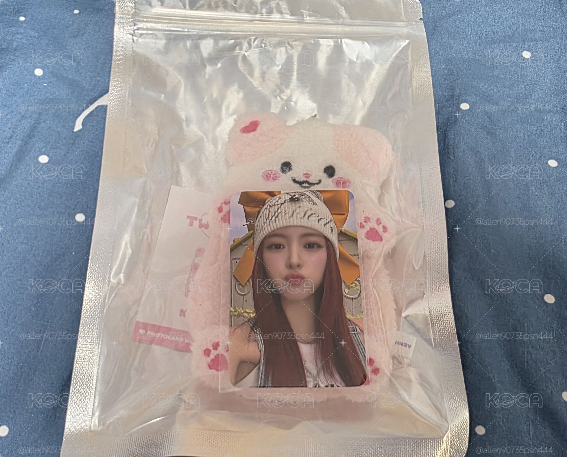 有娜絨毛卡套 含卡有吊牌