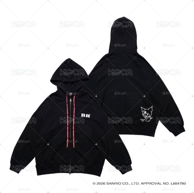 BABYMONSTER x KUROMI連帽外套