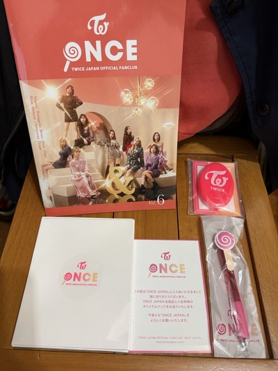 韓國 Twice 日本 TWICE JAPAN FANCLUB FC限定會員誌 ONCE MAGAZINE 入會 特典