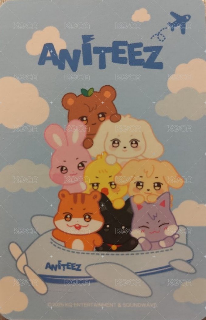 ANITEEZ IN THE CALLING 周邊卡 TRAVEL POUCH 背面