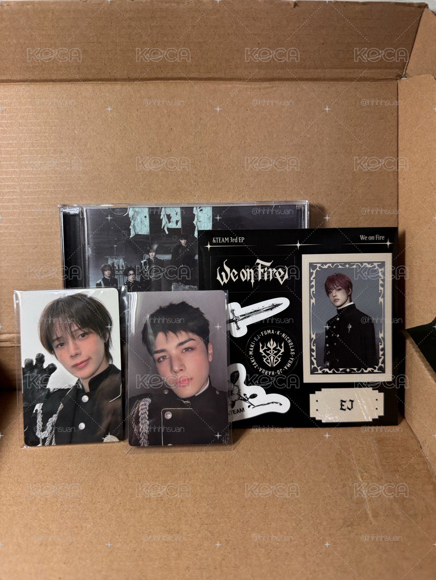 &TEAM WOF 通常盤 K日咖特典卡+Maki專卡+EJ貼紙