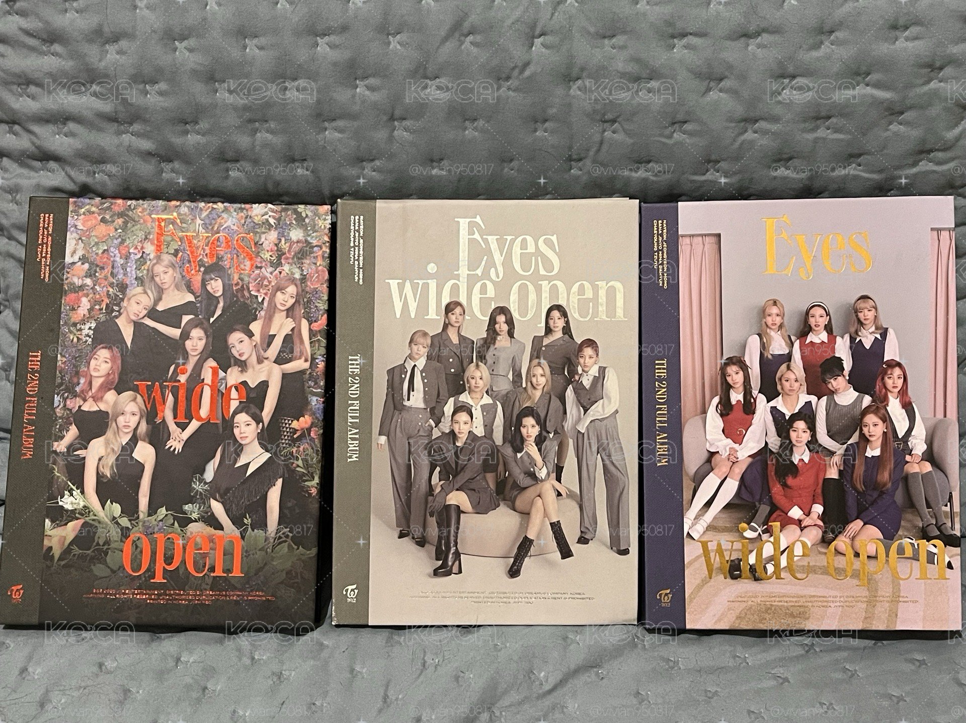 TWICE 第二張正規專輯《Eyes wide open》