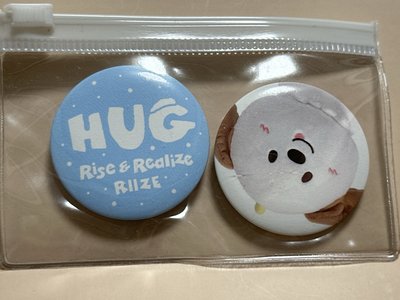HUG後背包徽章 安桶