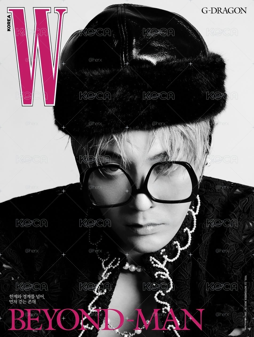 ［現貨］W KOREA G-Dragon 11月號雜誌
