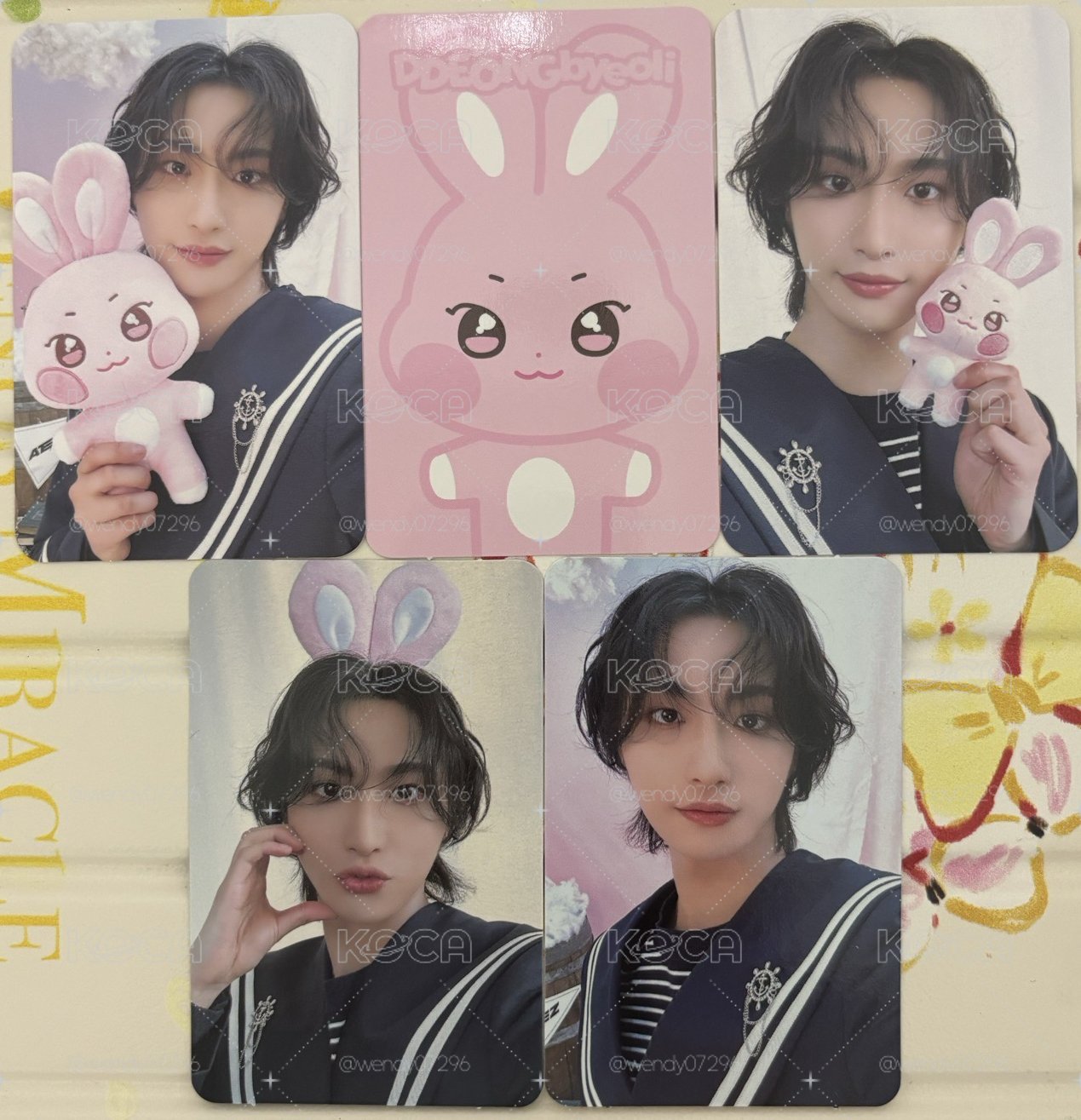 ATEEZ Aniteez in illusion 星和 兔兔卡 隨機卡 任務卡 小娃卡 大娃卡