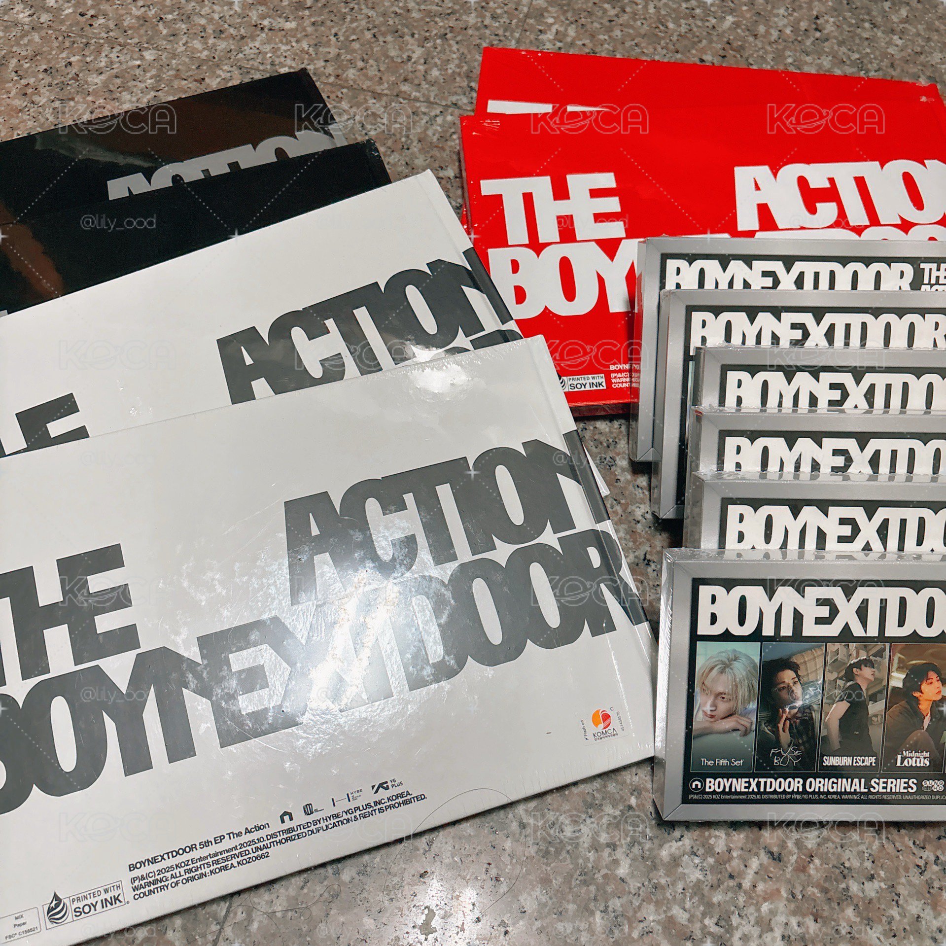 BOYNEXTDOOR The Action pb 未拆專