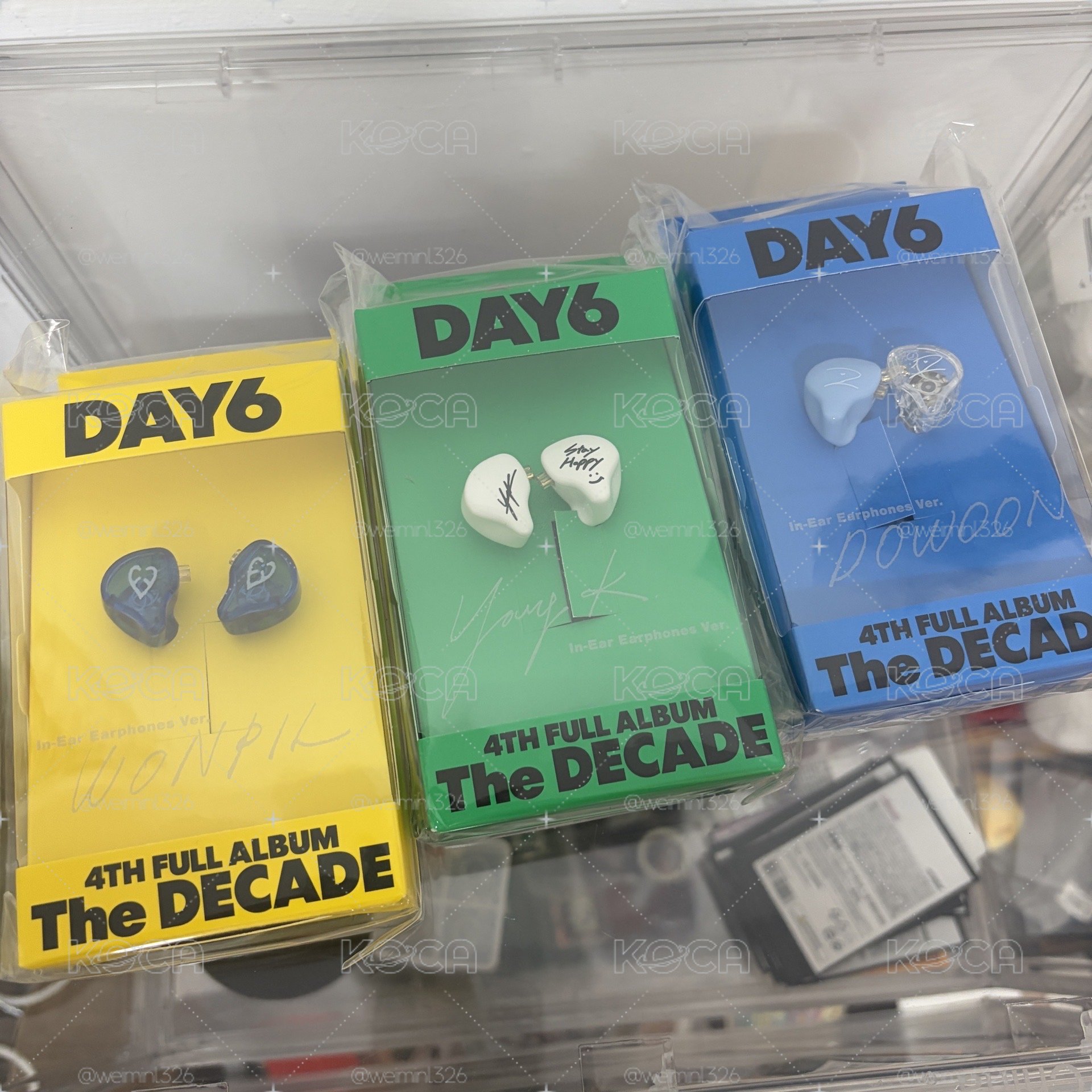 Day6 The DECADE（In-Ear Earphones ver.） 耳機專 + 場限卡