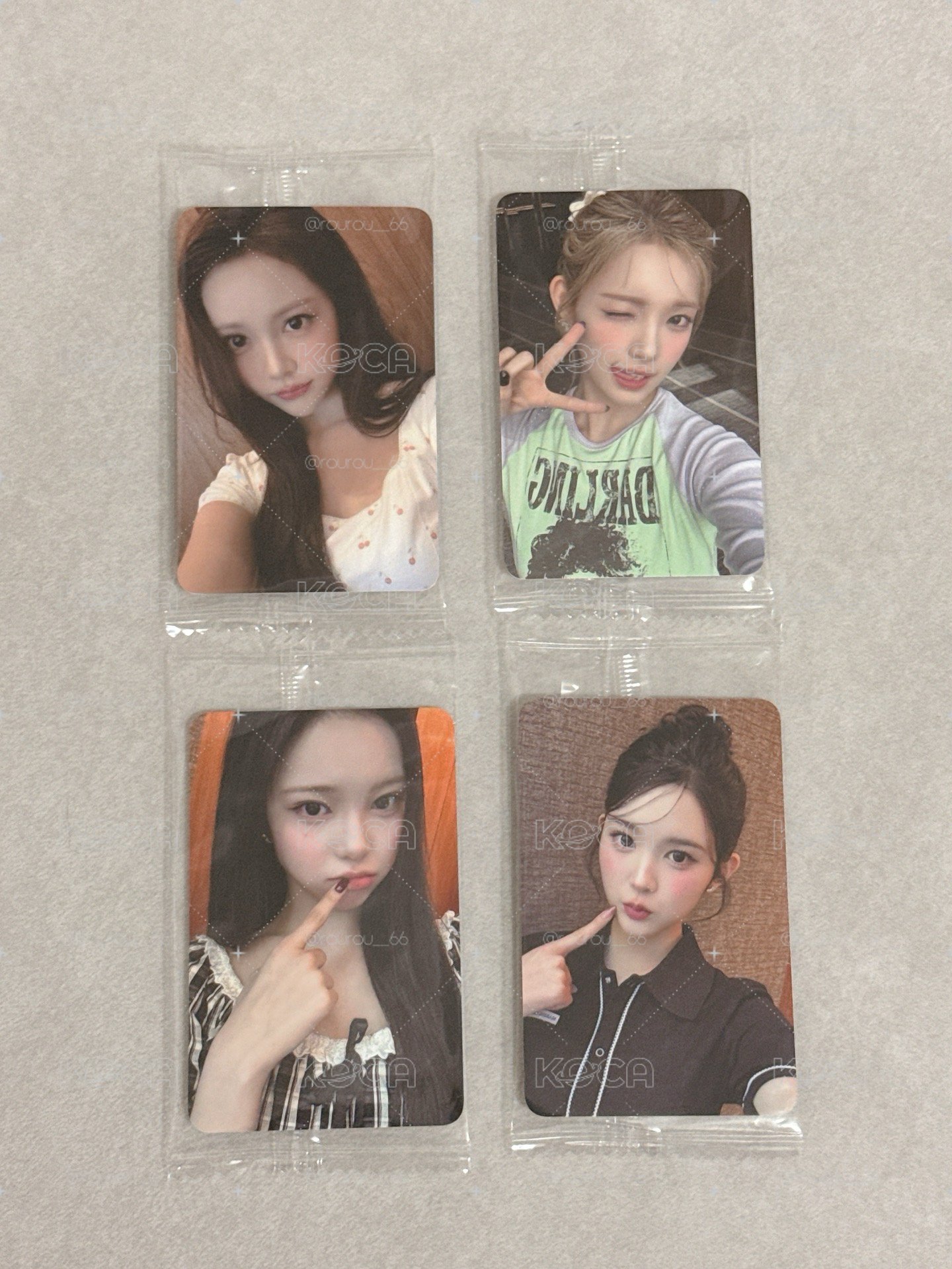 LA K4簽售未拆單卡（Carmen、Yuha、Ana、Ian）
