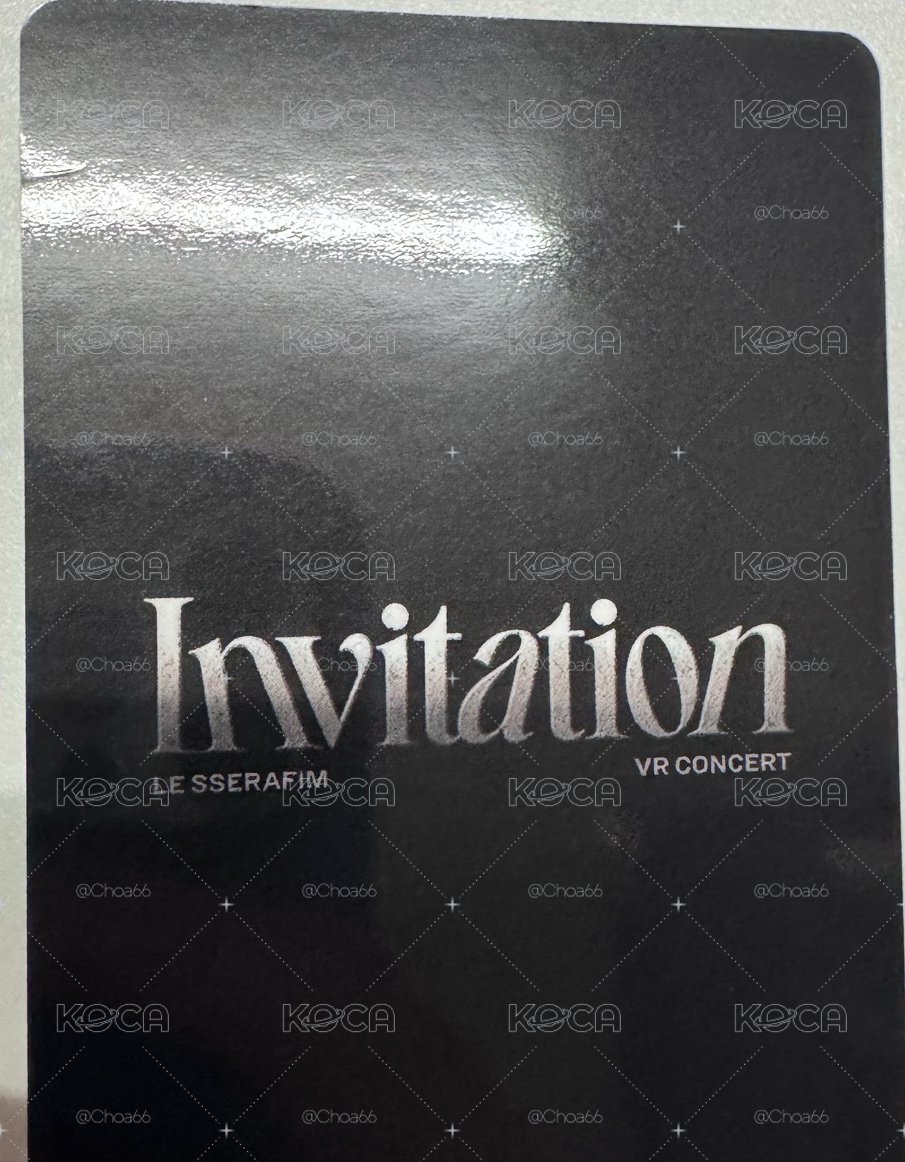 INVITATION 電影卡 5/2出道紀念特典 允真