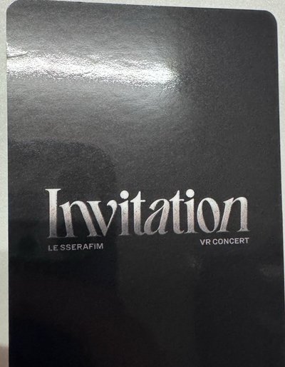 INVITATION 電影卡 5/2出道紀念特典 允真