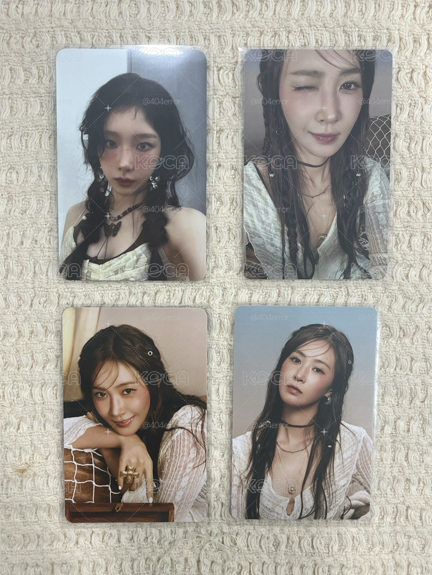 少女時代 年曆後續隨機卡 太妍 俞利 潤娥