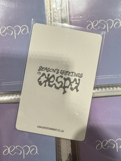 aespa 2025年曆官拍 卡 寧