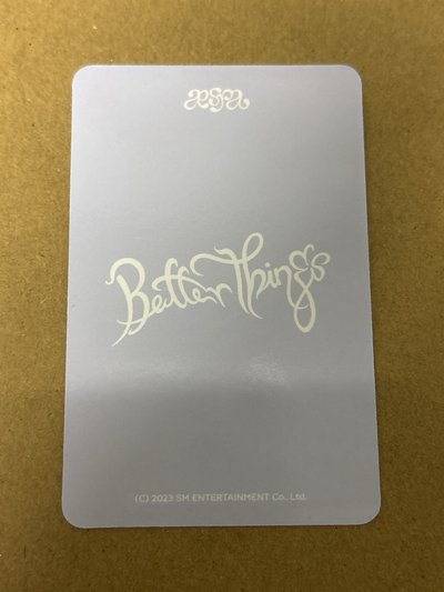 aespa Winter 冬天 Better Things 隨機卡 官拍冬 A1 冬-82